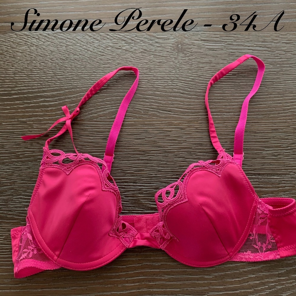 Simone Perele Pink Satiny Underwire Bra